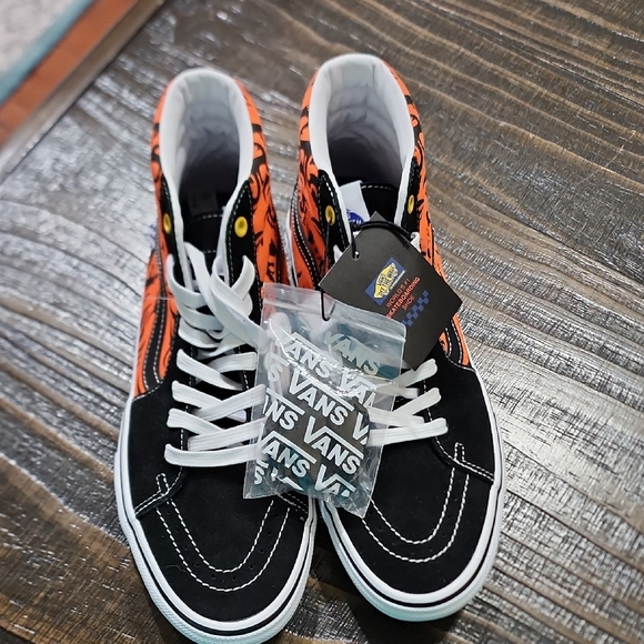 Vans Other - Vans High-Top Sneakers - Black and Orange
